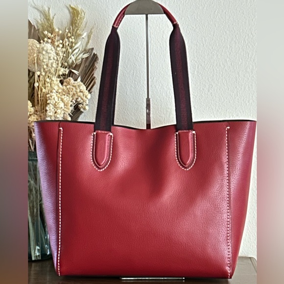 COACH Derby Pebble Leather Tote Bag - Picture 3 of 14